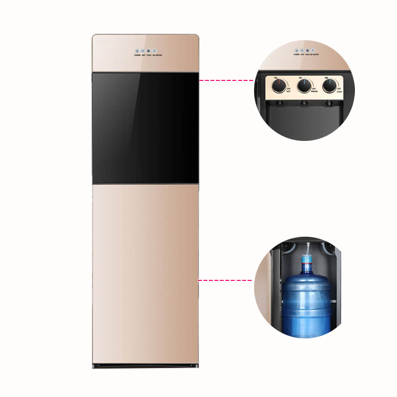 上置式冷热饮水机 家用办公立式饮水机 三温控节能热冷水分离 R134a压缩机制冷