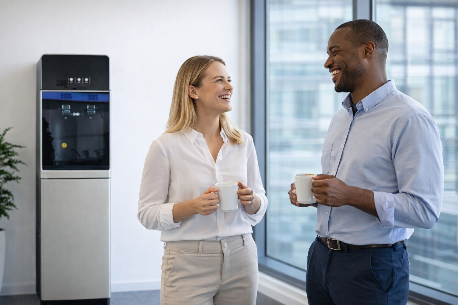 Office Hot and Cold Compressor Cooling Water Dispenser