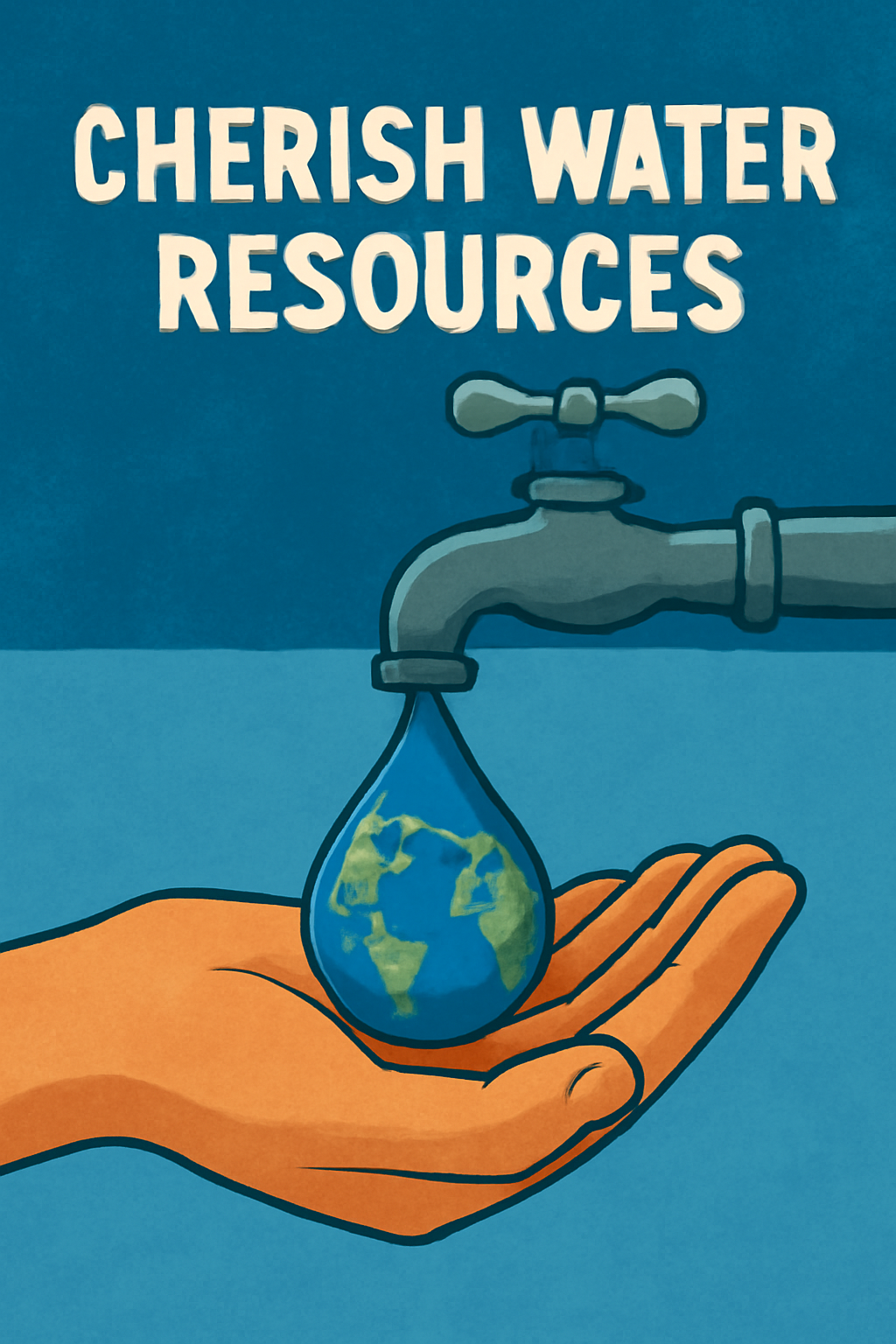 Call on everyone to cherish water resources