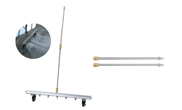 Seven hole water broom