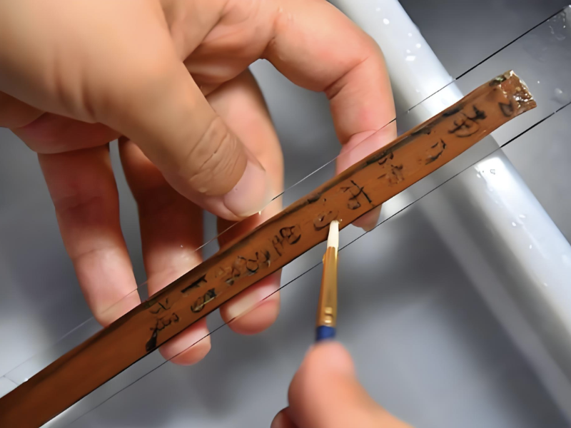 长沙简牍：于时光缝隙中唤醒历史 以科技之力传承文明