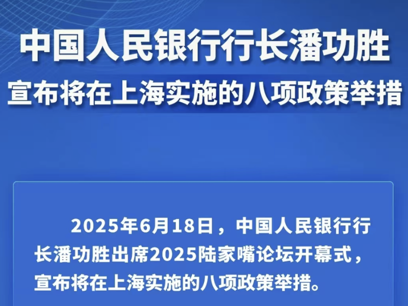 2025陆家嘴论坛开幕式 央行宣布八项金融开放举措