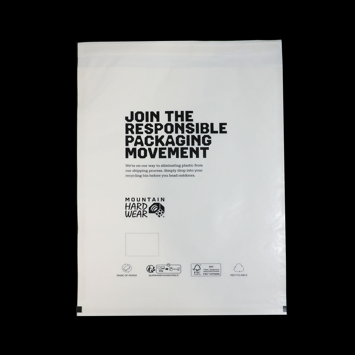 Custom Printed Eco-friendly Biodegradable Self Adhesive Sealable Transparent Wax Glassine Paper Bags for Clothing