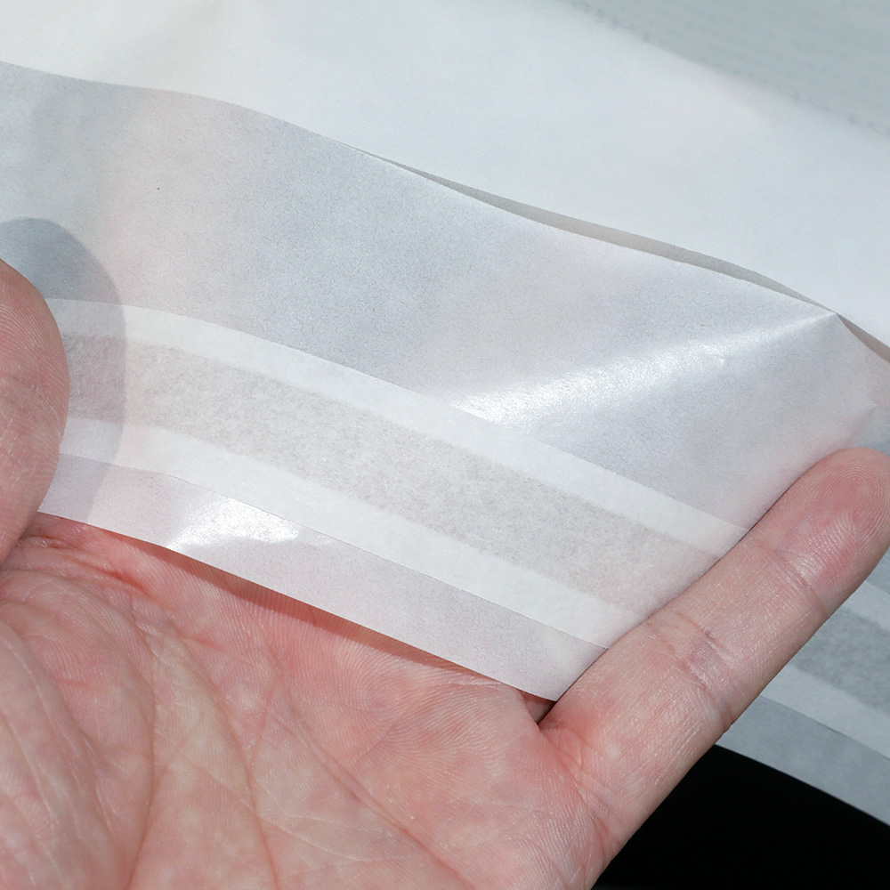 Custom Semi-Transparent Household Recyclable Gift Bag Biodegradable Self Seal Glassine Paper Bag for Clothing Recycled Paper