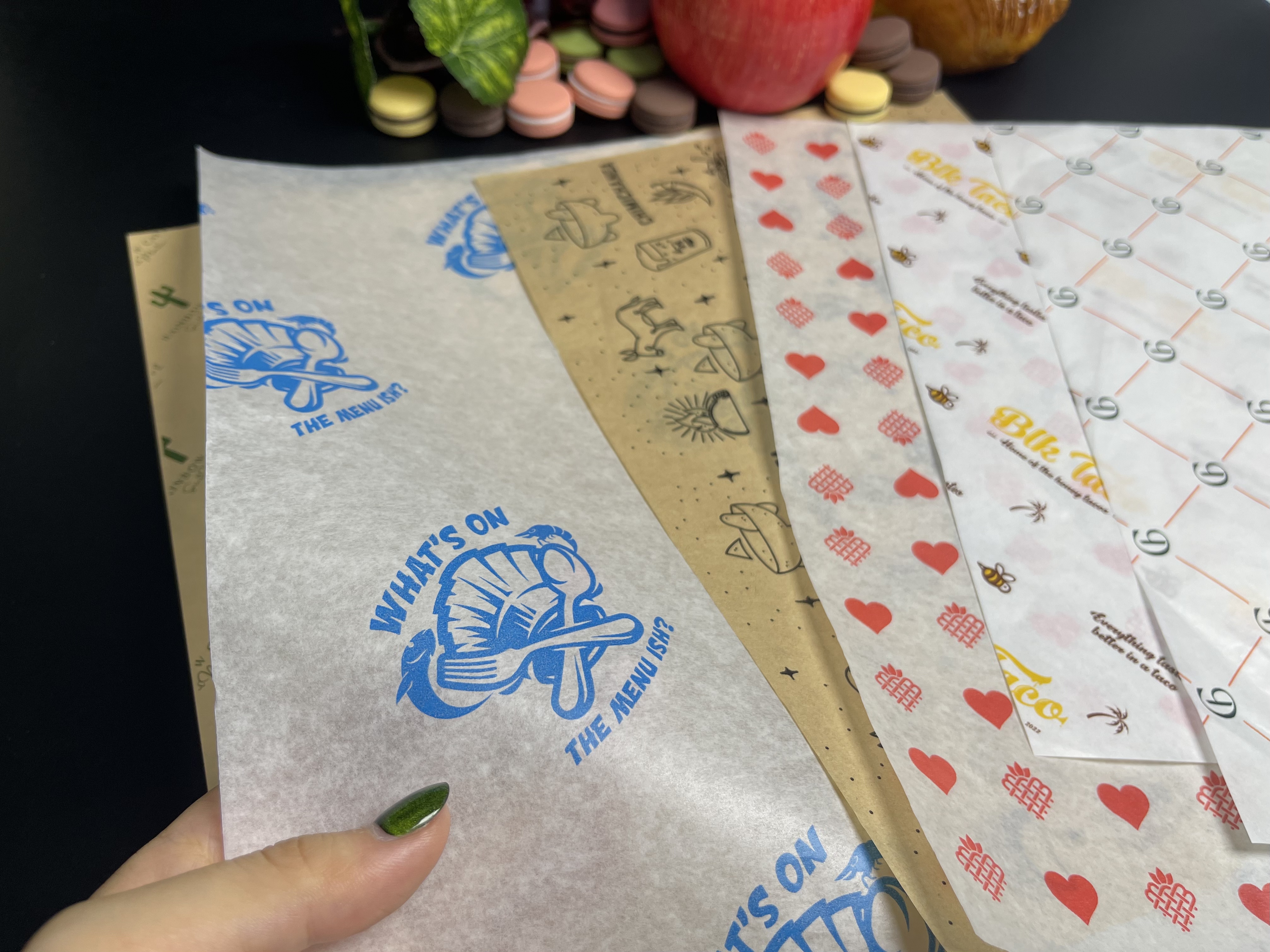 Grease proof paper