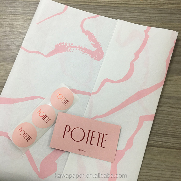 Custom Printed Logo Gift Wrapping Paper Clothing Tissue Paper