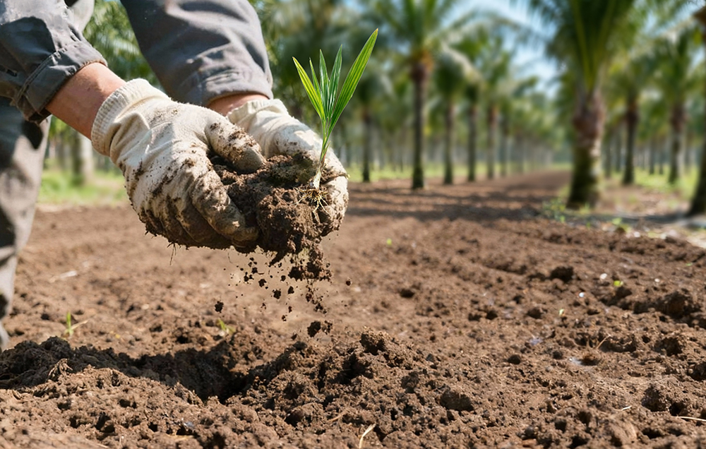 土壤修复与精准施肥示意图