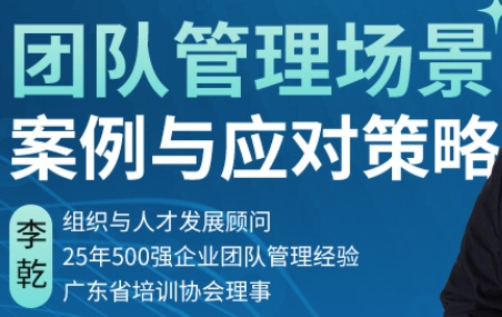<span>团队管理场景案例与应对策略</span>