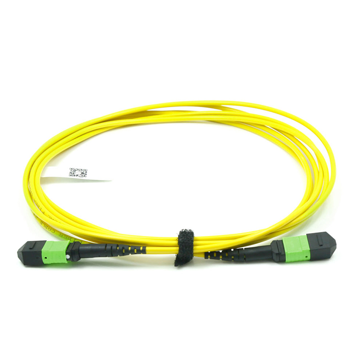 MTP®/APC(F)-MTP®/APC(F), SM, 12/24 Fibers,  PVC/LSZH/OFNP,  Yellow