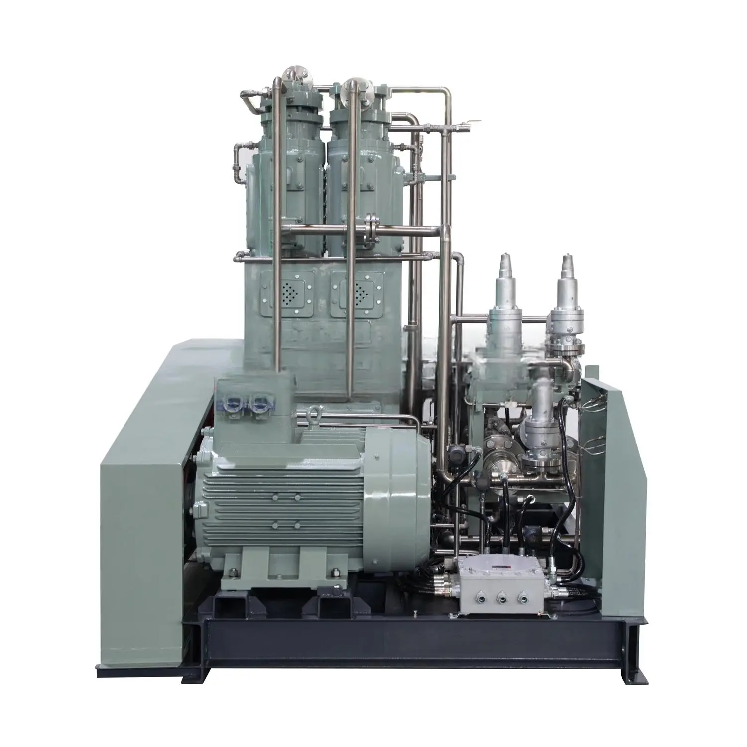 High-Pressure Oil-Free CO₂ Compressor