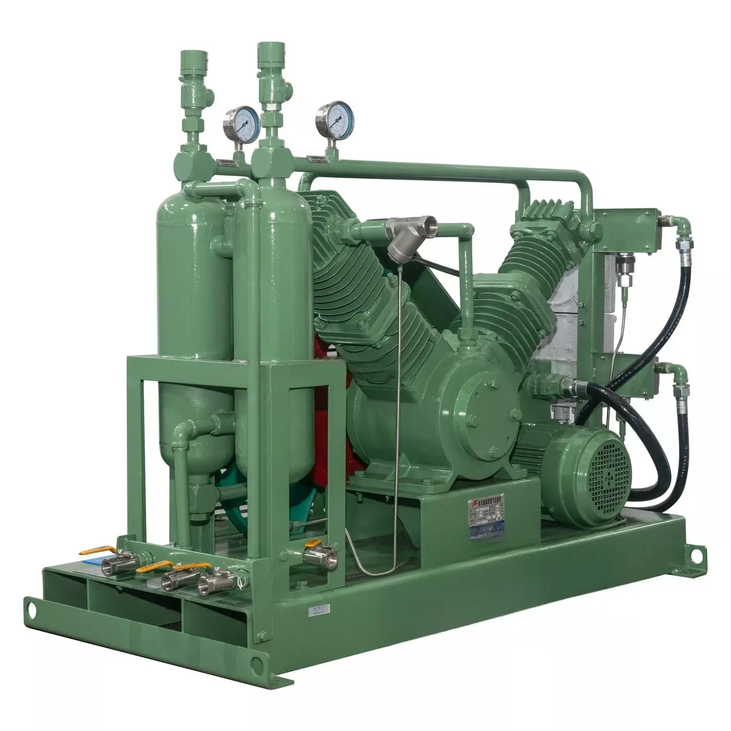 6/6-180 Type High-Pressure Oil-Free Lubricated Hydrogen Compressor