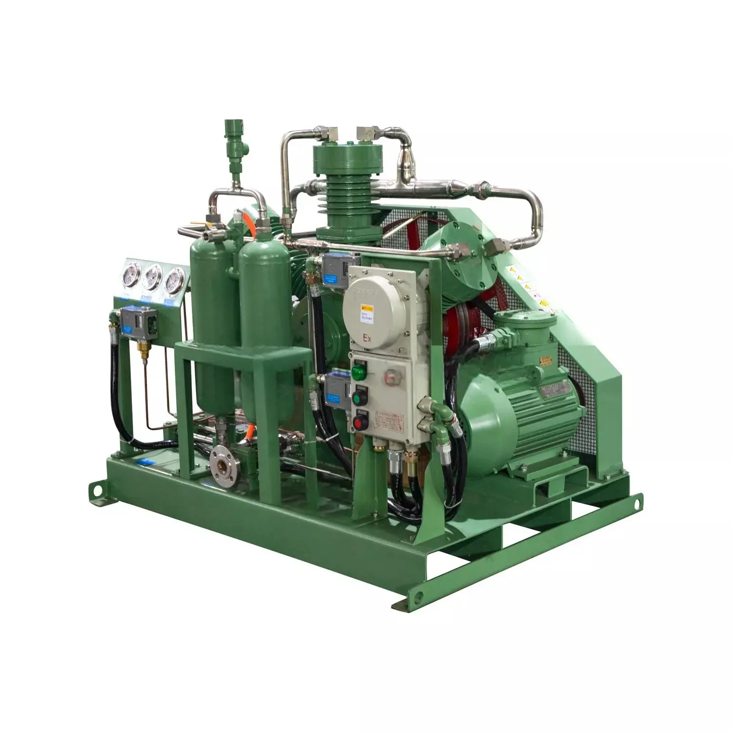 Oil-Free Hydrogen Compressor