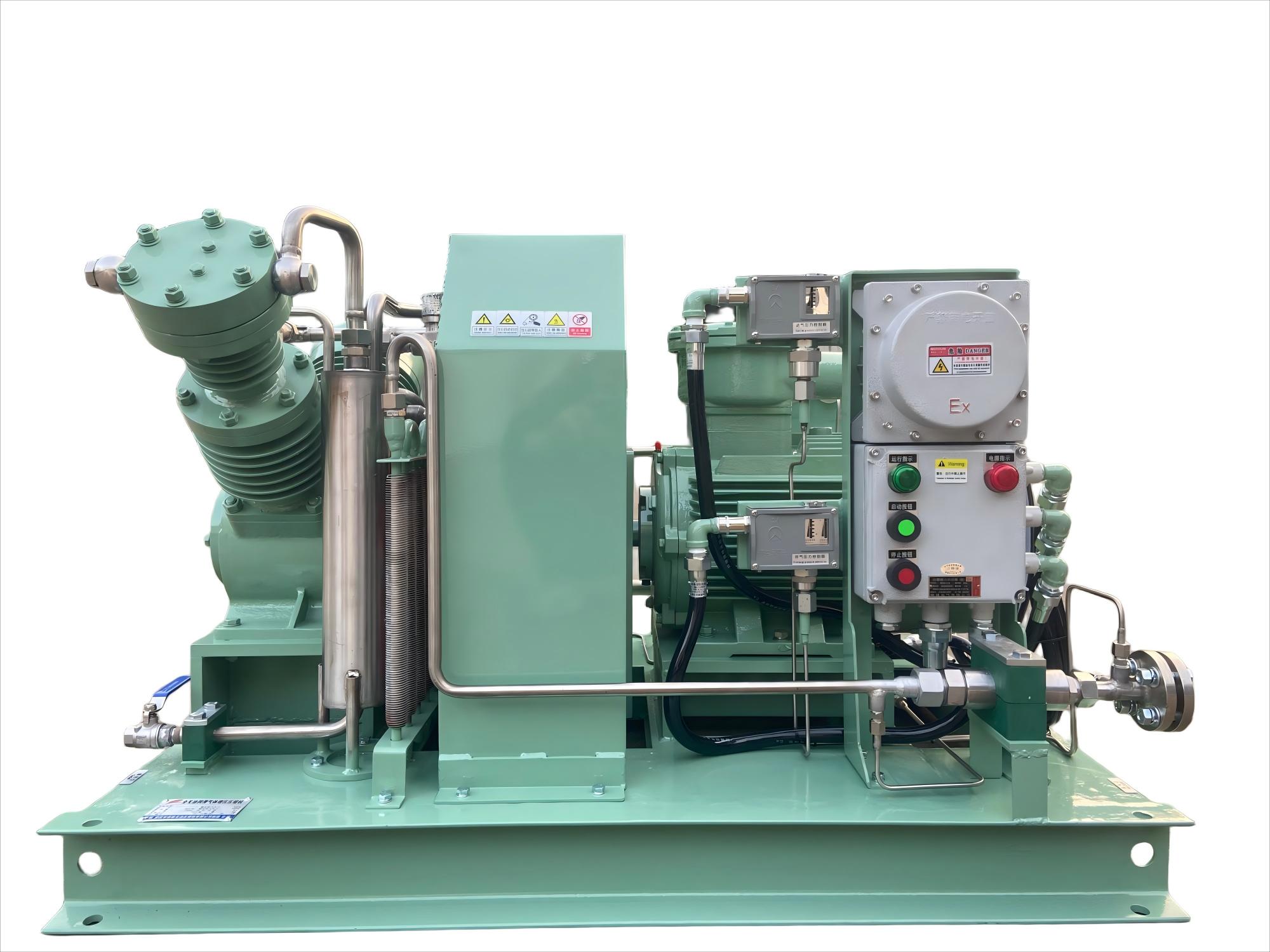 90-150 m³/h Water-Cooled, Four-Stage, Oil-Free High-Pressure Oxygen Compressor
