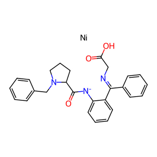 172924-51-5/(2-)-N,N’,N’’-nickel(II)(R)-[O-[(N-苄基脯氨酰基)氨基]苯基]苯亚甲基氨基乙酸酯-N,N’,N