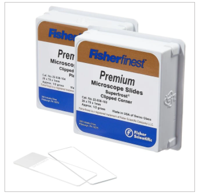 Fisherfinest Premium 22-038-105 剪切角载玻片 货号：22-038-105  品牌：Fisherbrand  规格：144片/盒