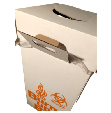 Fisherbrand™ 12-009-8A Burn-up Bin™生物危害废物盒