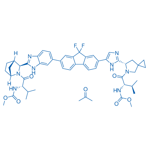 1441674-54-9/((S)-1-((S)-6-(5-(9,9-二氟-7-(2-((1R,3S,4S)-2-((甲氧基羰基)-L-缬氨酰基)-2-氮杂二环[2.2.1]庚-3-基-1H-苯并[d]咪唑-6-基)-9H-氟-2-基)