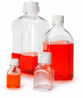 Nalgene™ 方型带盖 PETG 培养基瓶 2019系列