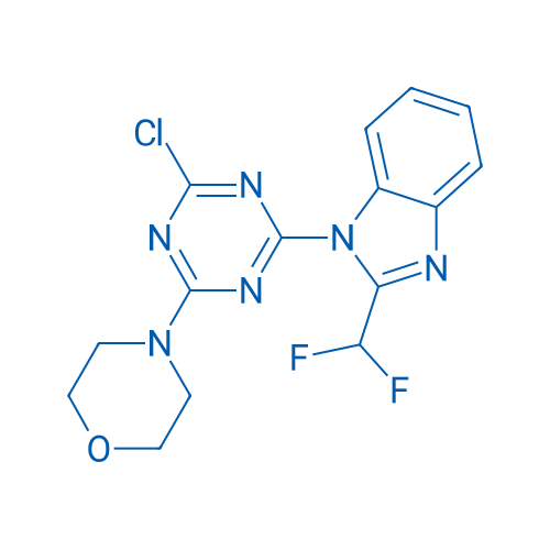 475111-38-7/4-(4-氯-6-(2-(二氟甲基)-1H-苯并[d]咪唑-1-基)-1,3,5-三嗪-2-基)吗啉