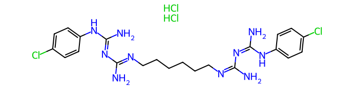3697-42-5/1,1'-己基双(5-(对氯苯基)双胍)二盐酸盐