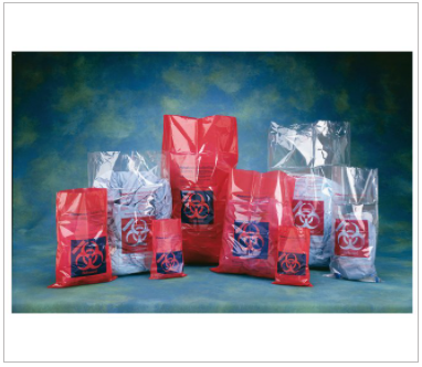 Fisherbrand™ 生物危害高压灭菌袋，红色带印刷，19×23 in. （48×58 cm），200个/箱 01-828C 货号：01-828C  品牌：Fisherbrand  规格：200/包
