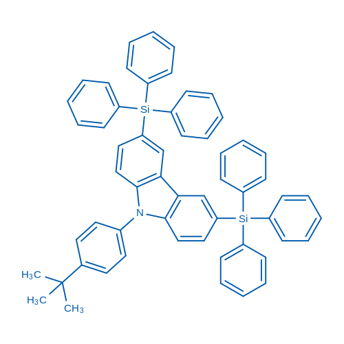 898546-82-2/9-(4-(tert-Butyl)phenyl)-3,6-bis(triphenylsilyl)-9H-carbazole