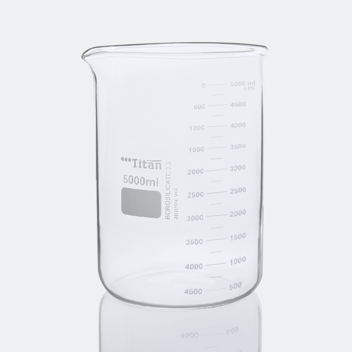 满标厚壁烧杯 特优级 5000ml|5000ml|Titan/泰坦