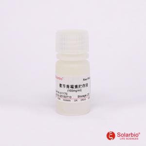 氨苄青霉素储存液(100mg/ml).