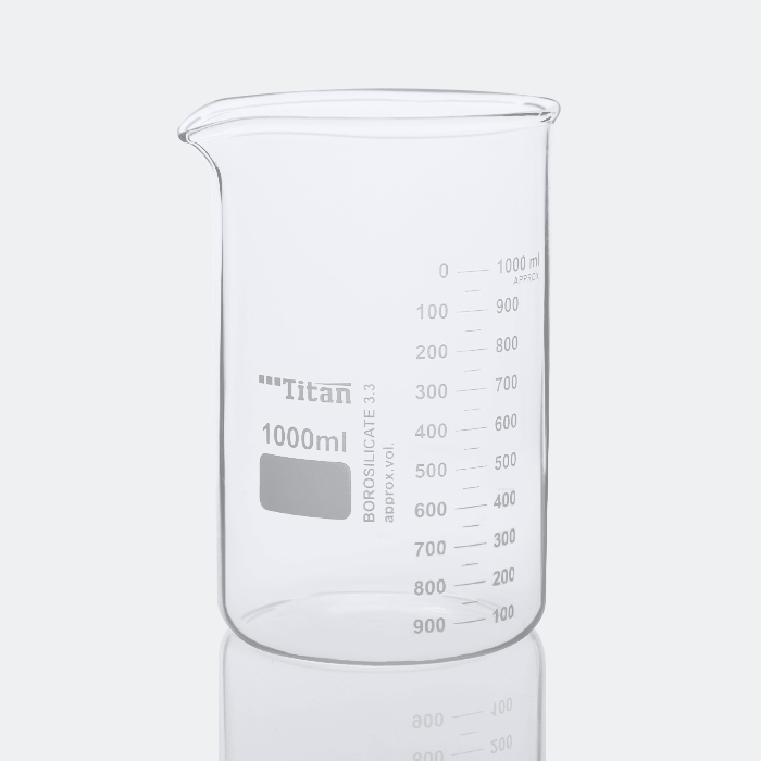 满标低型烧杯 特优级 1000ml|1000ml|Titan/泰坦