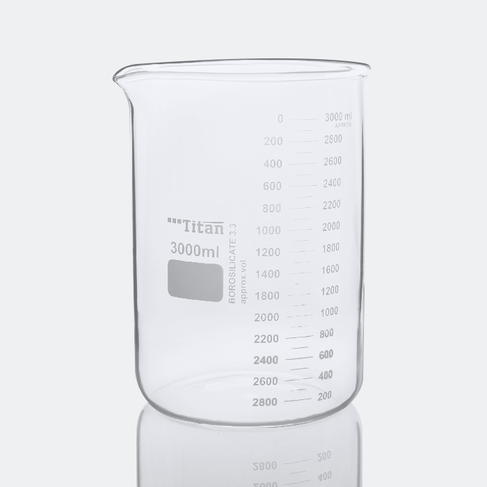 满标厚壁烧杯 特优级 3000ml|3000ml|Titan/泰坦