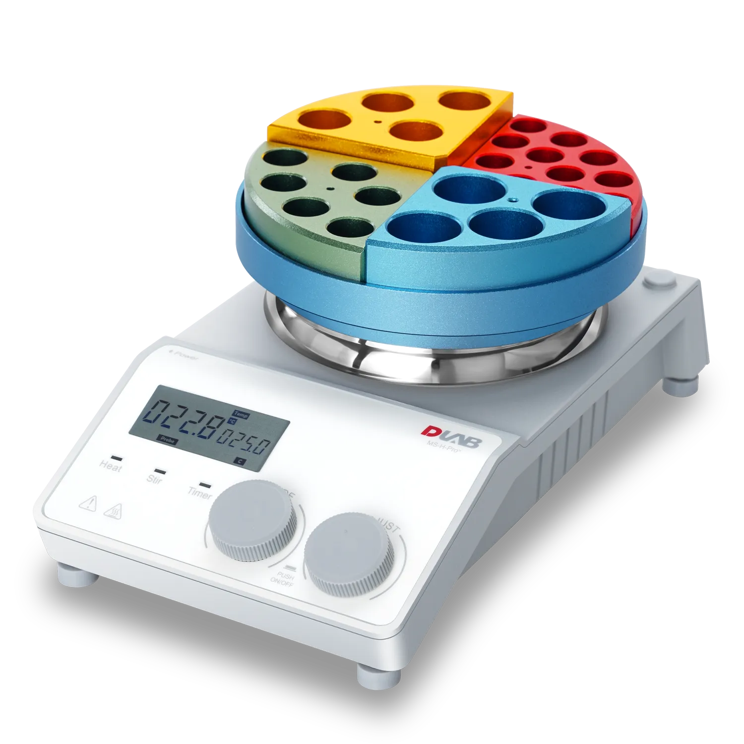 MS-H-ProM LCD数控定时款加热型磁力搅拌器