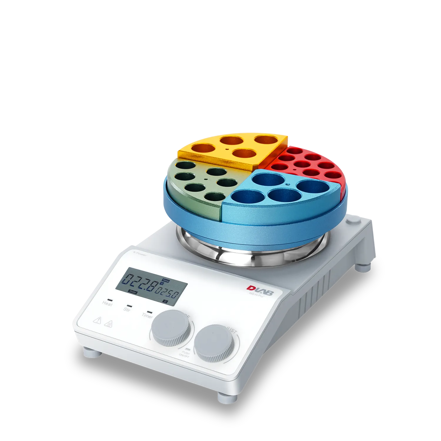 MS-H-ProT LCD数显加热型圆盘磁力搅拌器