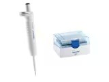 Eppendorf Reference® 2 12-通道 0.5 – 10 µL, 中灰色, 可调量程 包含epT.I.P.S.® 吸头® Box 2.0盒装，内有96个移液器吸头
