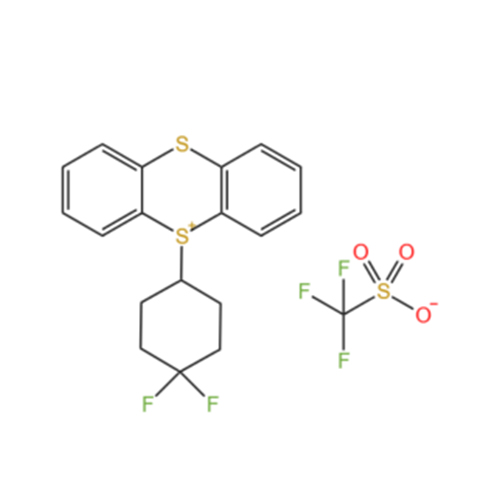 5-(4,4-difluorocyclohexyl)-5H-thianthren-5-ium trifluoromethanesulfonate