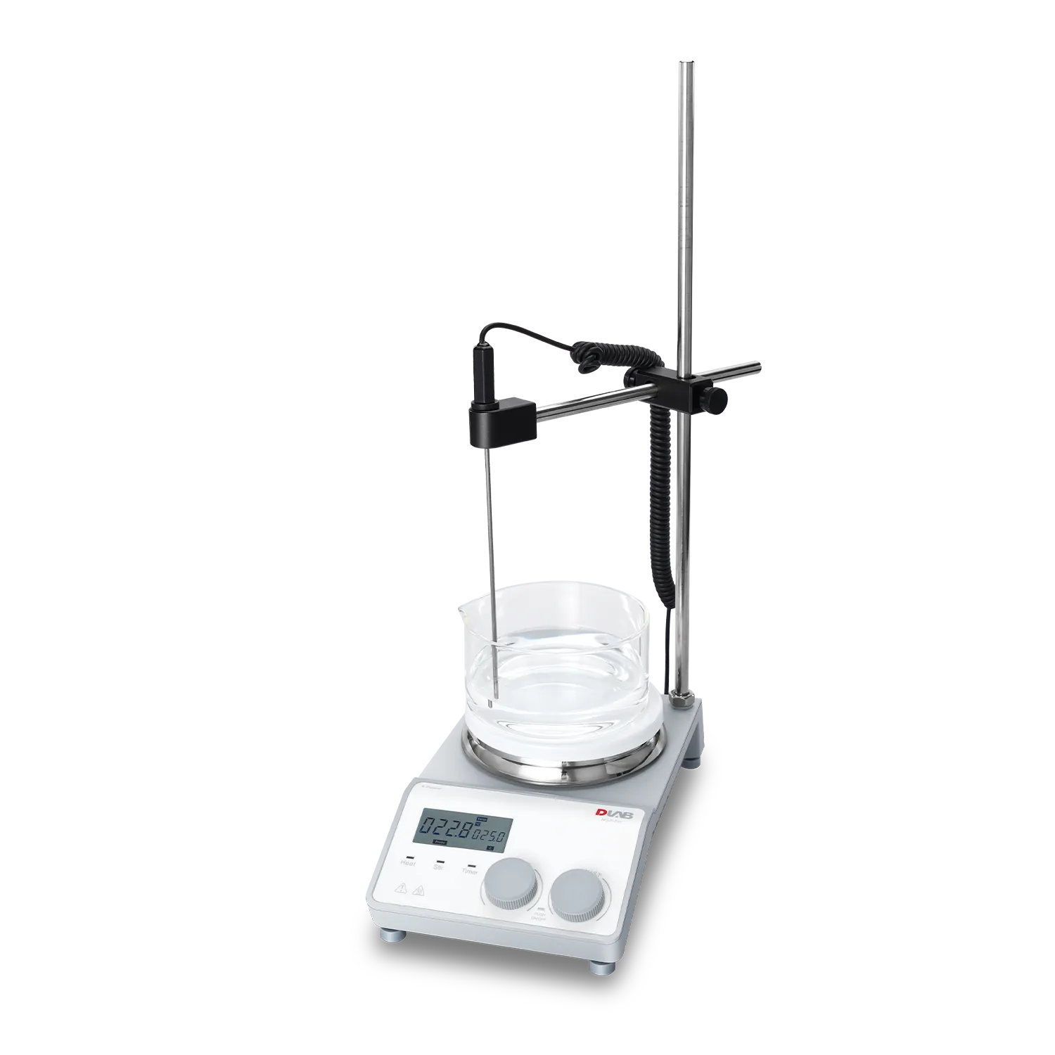 MS-H-ProT LCD数显加热型圆盘磁力搅拌器