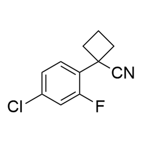 1-(4-chloro-2-fluorophenyl)cyclobutane-1-carbonitrile