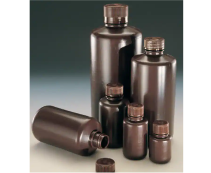 Nalgene™ 实验室级琥珀色 HDPE 窄口瓶 2004系列