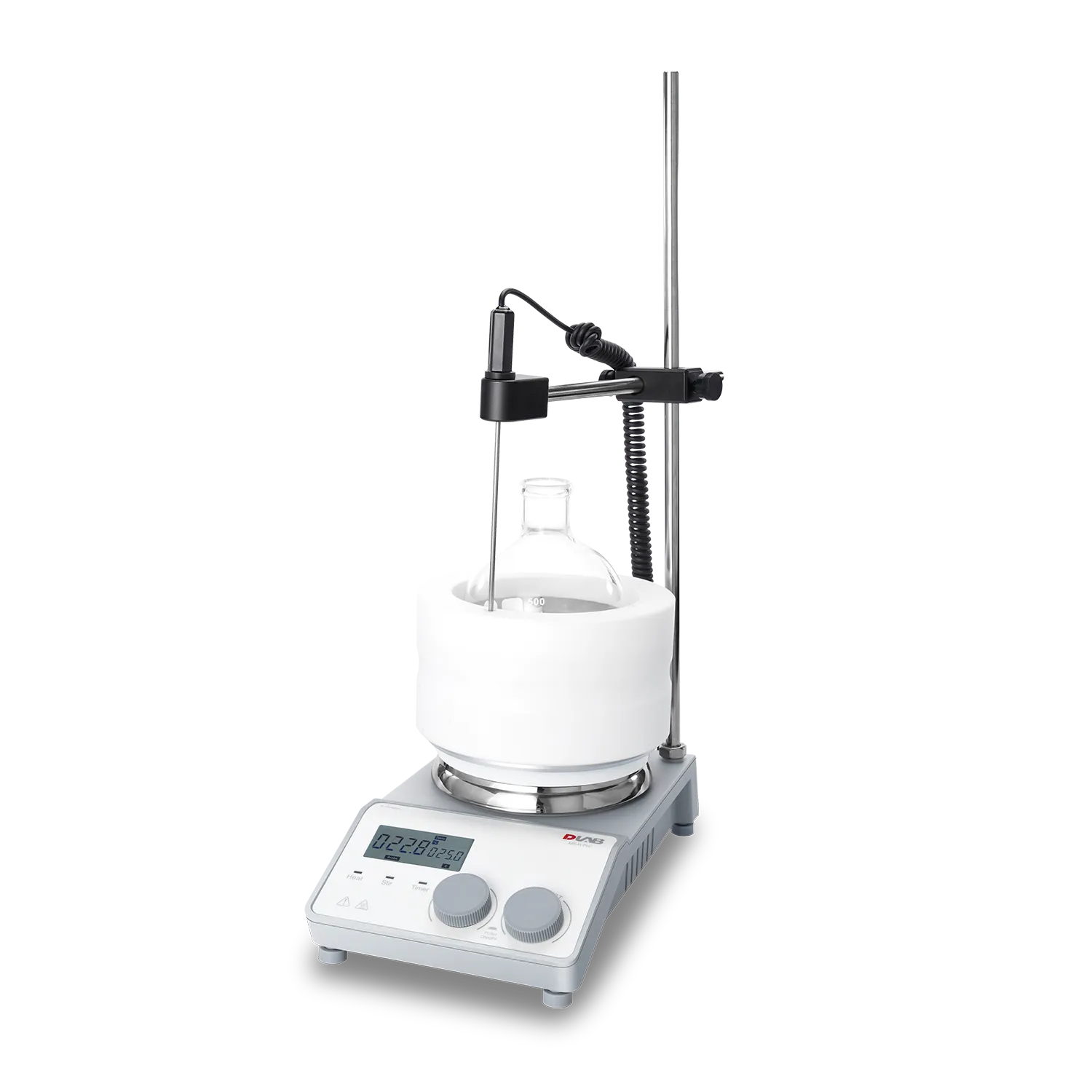 MS-H-ProT LCD数显加热型圆盘磁力搅拌器
