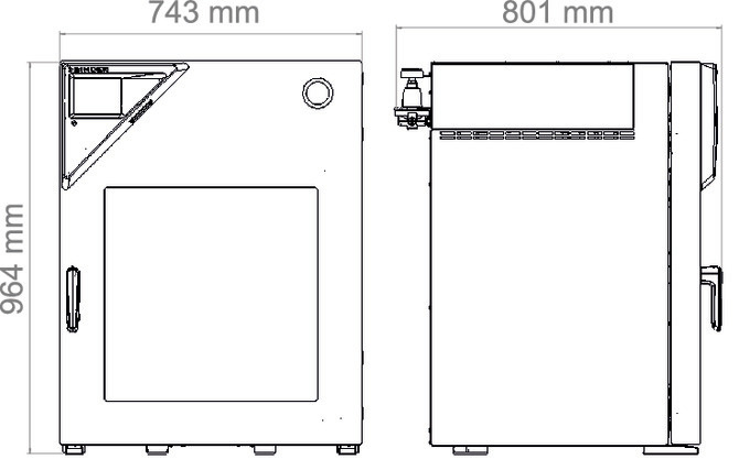 型号 VDL 115 | 真空干燥箱