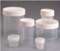Nalgene™ 聚丙烯共聚物带盖直身广口瓶 2118系列