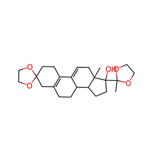 54201-84-2/3,20-双(亚乙二氧基)-19-去甲孕甾-5(10),9(11)二烯-17-醇