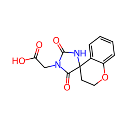 851170-89-3/(2',5'-dioxo-2,3-dihydro-1'H-spiro[chromene-4,4'-imidazolidin]-1'-yl)acetic acid