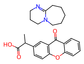 1346753-05-6/2-(9-氧代占吨-2-基)丙酸1,8-二氮杂二环[5.4]十一-7-烯盐