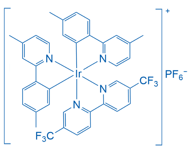 2828433-59-4/(OC-6-33)-[5,5'-双(三氟甲基)-2,2'-联吡啶-κN1,κN1']双[5-甲基-2-(4-甲基-2-吡啶基-κN) 苯基-κC]铱(1+)、六氟磷酸盐(1-) (1:1