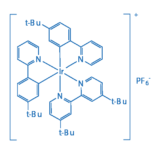 1570275-52-3/(2-2'-联(4-叔丁基吡啶)双[2-(4-叔丁基苯基)吡啶]铱(III)六氟磷酸盐