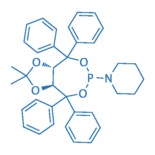 582300-11-6/1-((3AS,8aS)-2,2-二甲基-4,4,8,8-四苯基四氢-[1,3]二氧杂环戊并[4,5-e][1,3,2]二氧膦杂环庚-6-基)哌啶