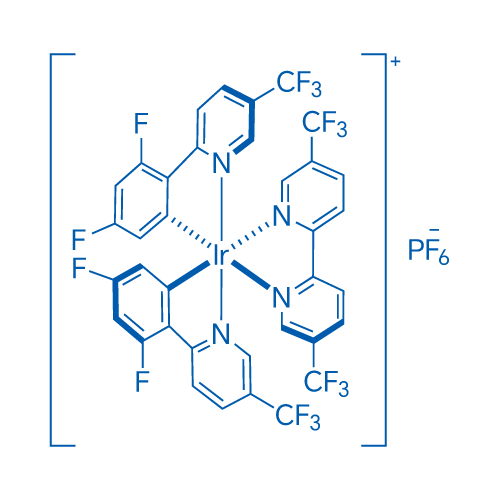 1973375-72-2/[5,5'-双(三氟甲基)-2,2'-联吡啶-κN,κN]双[3,5-二氟-2-[5-(三氟甲基)-2-吡啶基-κN]苯基]铱六氟磷酸盐