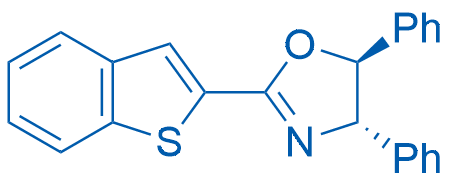 2828438-83-9/(4S,5S)-2-(苯并[b]噻吩-2-基)-4,5-二苯基-4,5-二氢恶唑