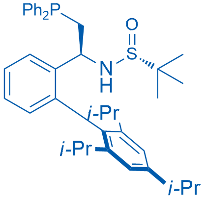 2394923-81-8/[S(R)]-N-[(1S)-1-(2',4',6'-三异丙基)-(1,1'-联苯)-2-(二苯基膦)乙基]-2-叔丁基亚磺酰胺