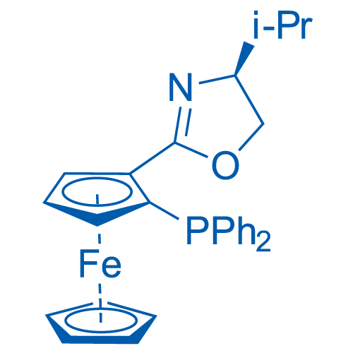 163169-10-6/(2Sp)-1-[(4S)-4,5-二氢-4-(1-甲基乙基)-2-噁唑基]-2-(二苯基膦)二茂铁 (